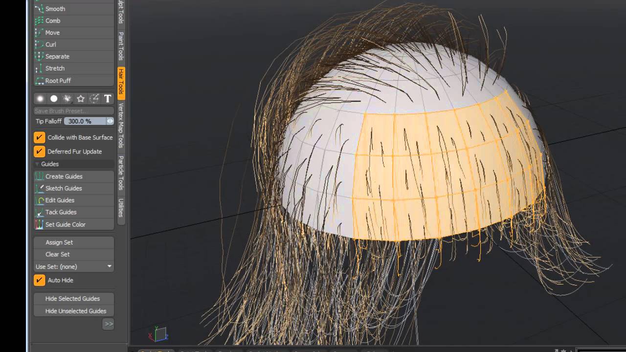 Modo 801 hair workflow