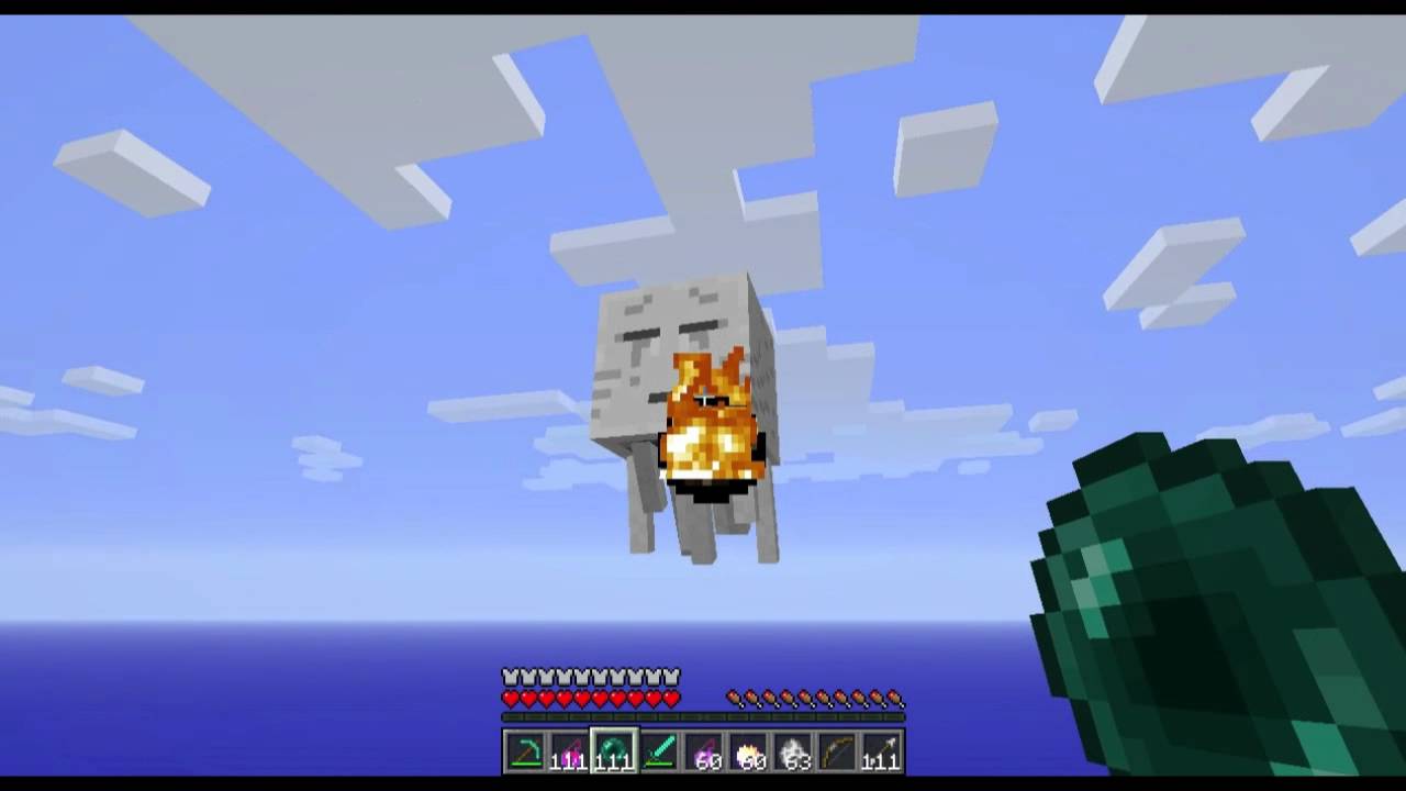 Discovery? - Ender Pearl to a Ghast Fireball (Minecraft)