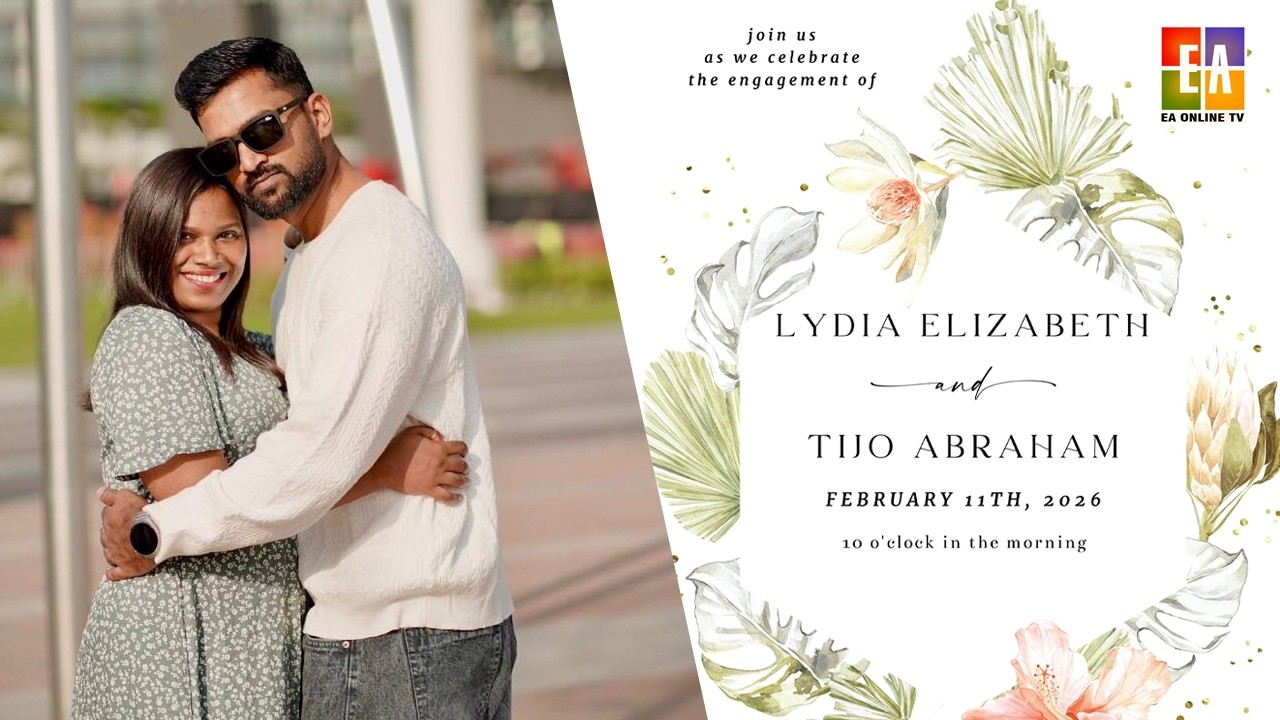 BETROTHAL CEREMONY -  LYDIA ELIZAEBETH & TIJO ABRAHAM