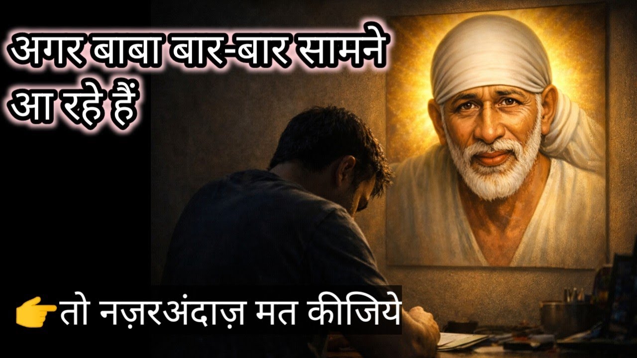 अगर बाबा बार-बार सामने आ रहे हैं… तो ये संकेत हो सकता है#saibaba #saibabamessage #saikripa #sairam 