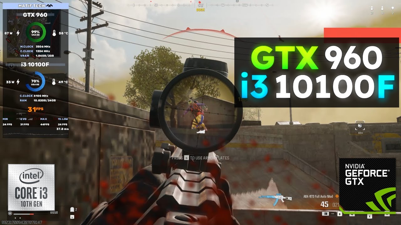 CALL OF DUTY: WARZONE S4 in GTX 960 + i3 10100F 🟢