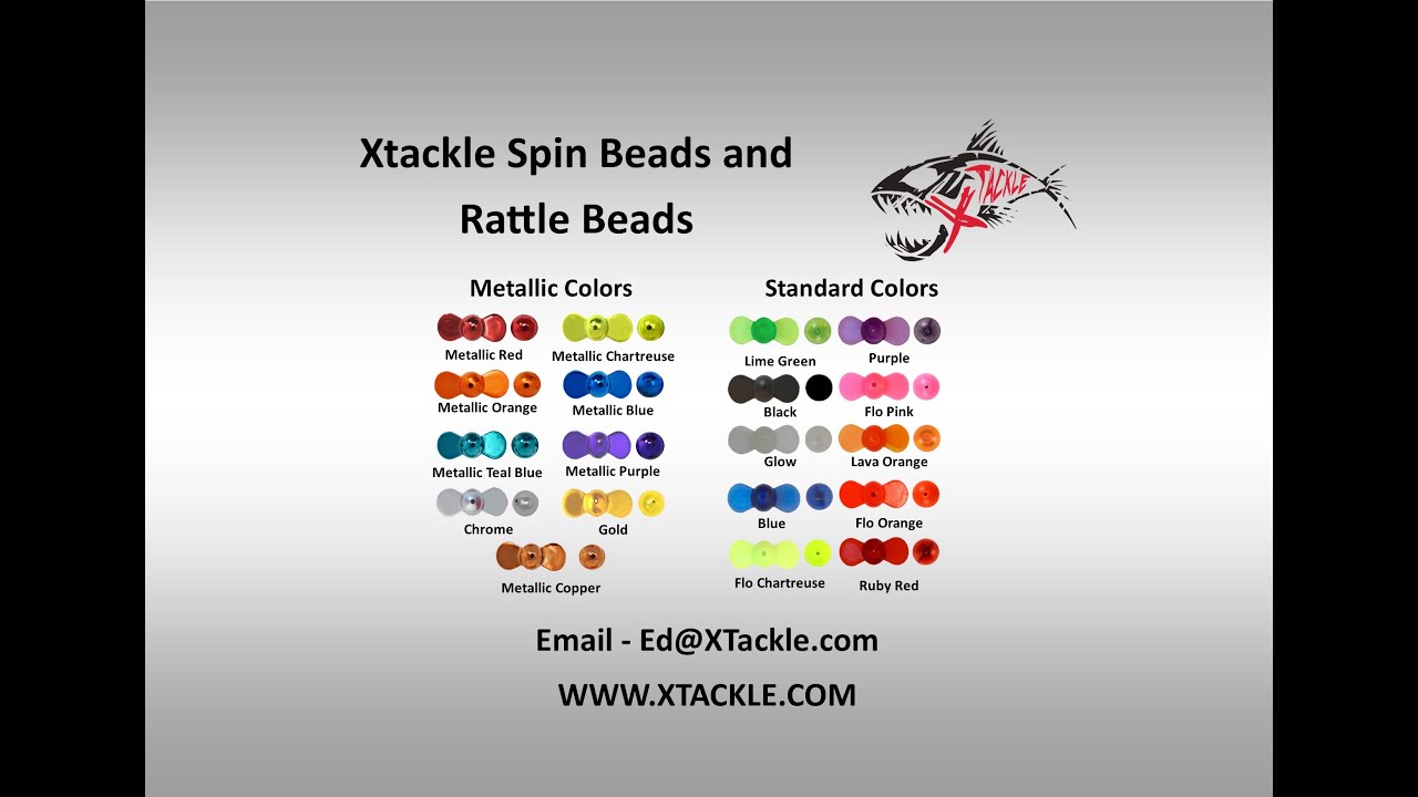 How to rig XTackle Spin Beads and  Rattle Beads