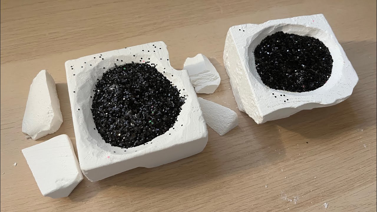 2 Glitter Bombs with some “chunks” | Sleep Aid | Anxiety Relief | ASMR 🐝
