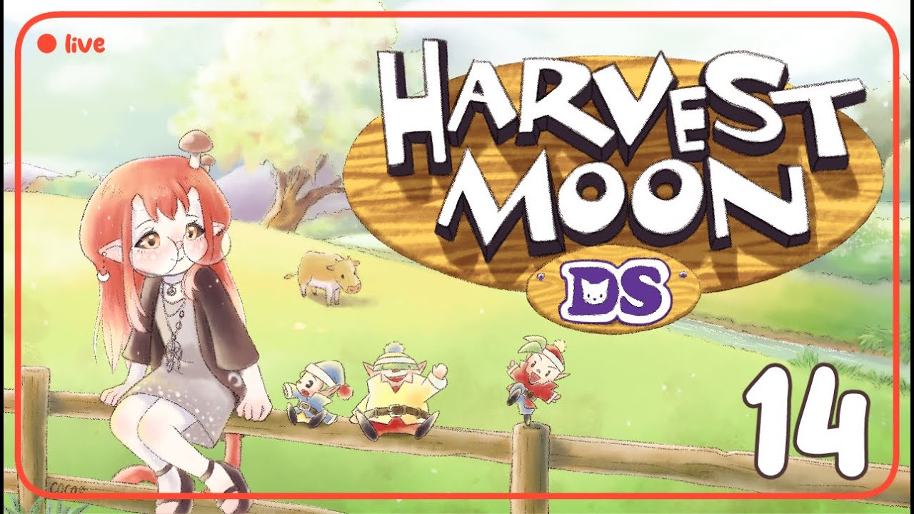 preparing for autumn - Harvest Moon DS #14【comfy livestream】