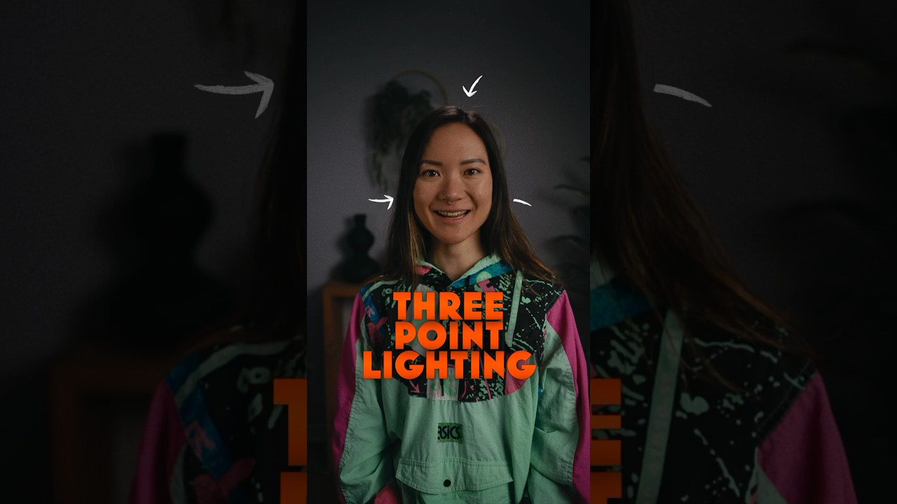 Master this 3 point lighting setup 💡