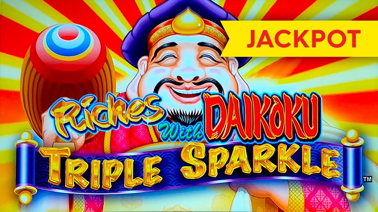 JACKPOT HANDPAY! Riches With Daikoku Triple Sparkle Slot!