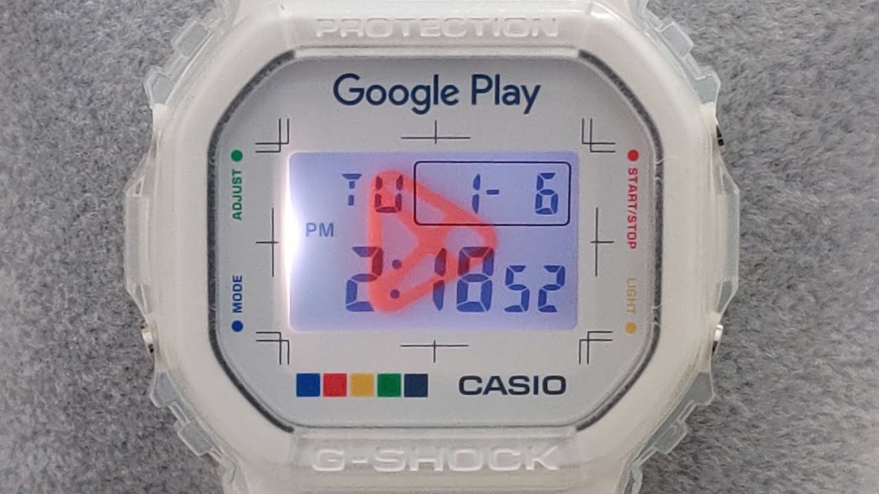 Обзор Casio G-Shock GOOGLE PLAY Edition