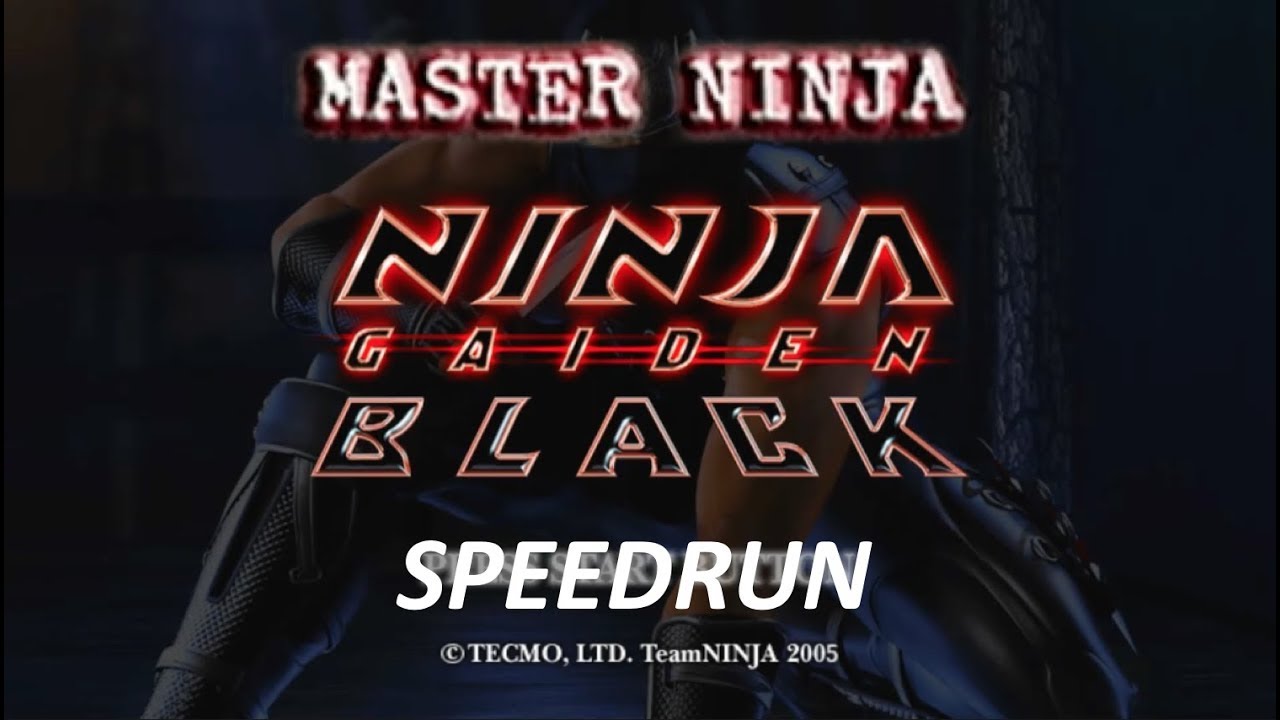 NG Black - Master Ninja Speedrun