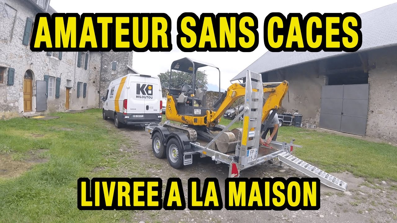 Comment louer une mini-pelle sans CACES ni expérience