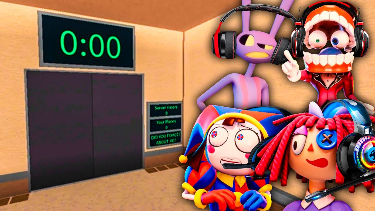 The Amazing Digital Circus Characters Play ELEVATOR in Roblox