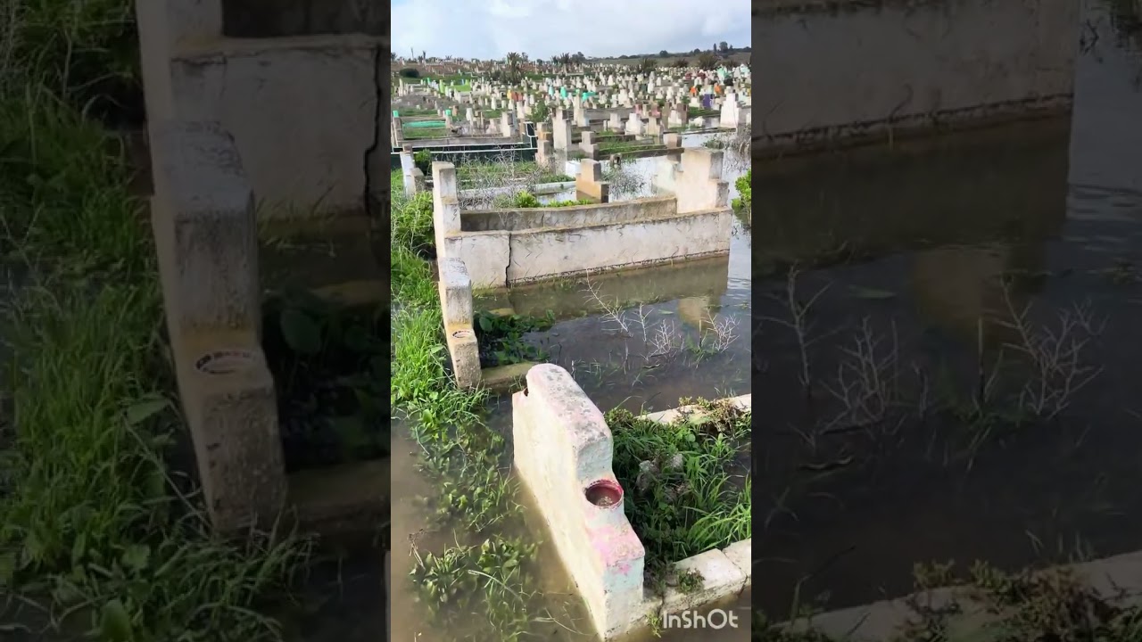#مياه_الأمطار_تغمر_مقبرة_مدينة_آسفي_سيدي_عبد الرحمان_آسفي