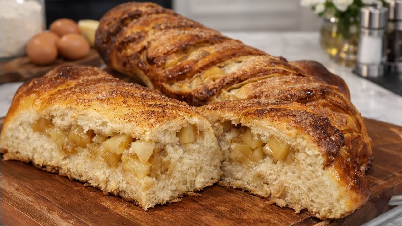 PÃO DOCE RECHEADO COM BANANA E CANELA|#kdeliciacozinha