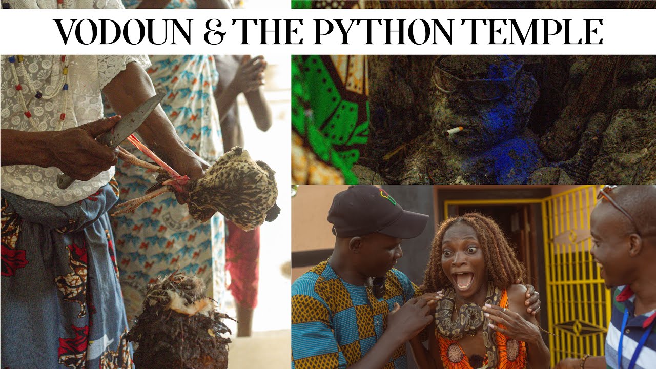 BENIN CONSULTATION WITH VODOUN PRIEST - PYTHON TEMPLE OUIDAH BENIN VLOG 2022