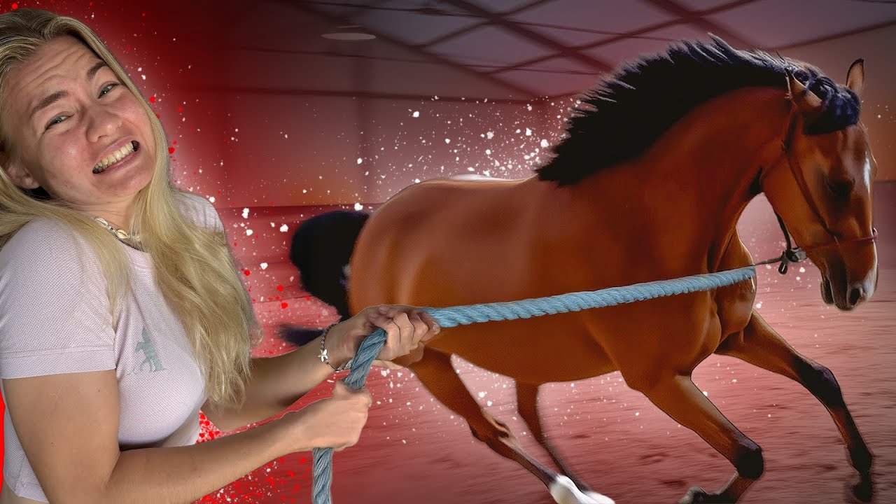 LOVKA GALOPUJE NA LONŻY 🤩 | Prima rozwaliła kolano 🫣