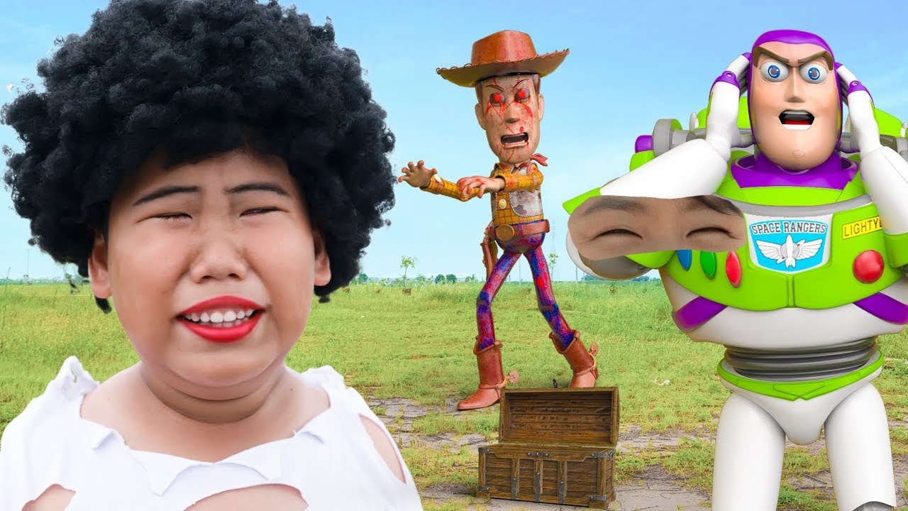 Game 5 Superhero Pro | Baby Miss T & Buzz Lightyear Vs Zombie Woody & Nick || ACTION TEDDY