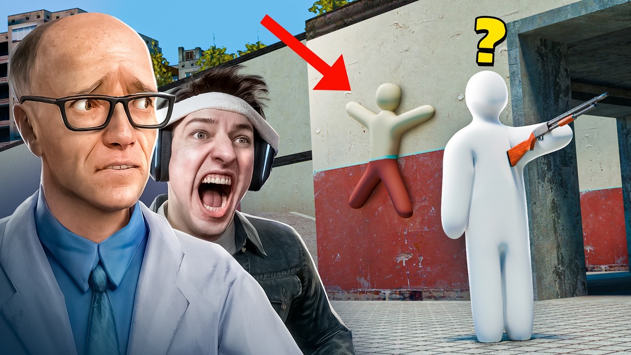 I Added GARRY'S MOD to MECCHA CHAMELEON! TRYING TO HIDE AND SEEK on GM_CONSTRUCT