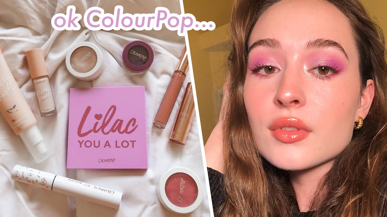 Full Face of COLOURPOP + Lilac You A Lot First Impressions!!