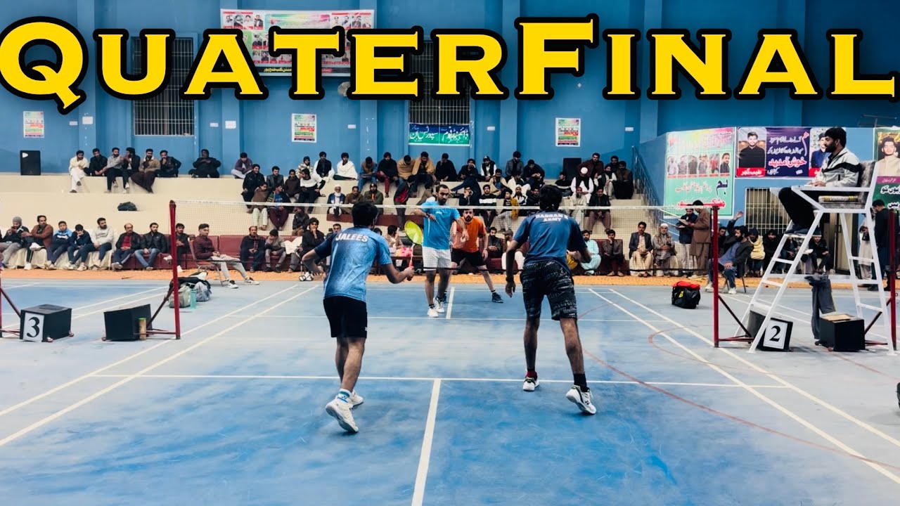 Quaterfinal - Raja haider / Larosh vs Raja Hassan / Jalees Fatepur Badminton Tournament Pakistan