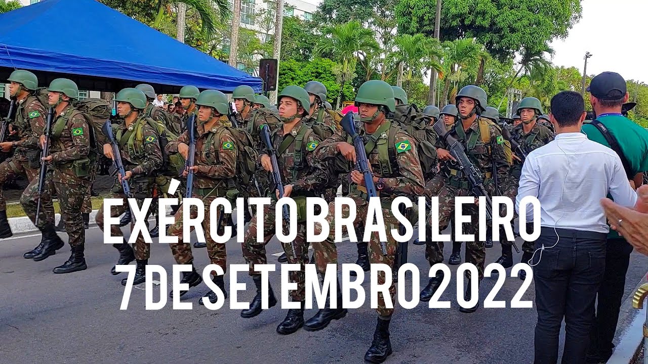 7 de Setembro 2022 -  Desfile Ex&eacute;rcito  Brasileiro  - Jo&atilde;o Pessoa-PB - Completo HD 🟩🟨