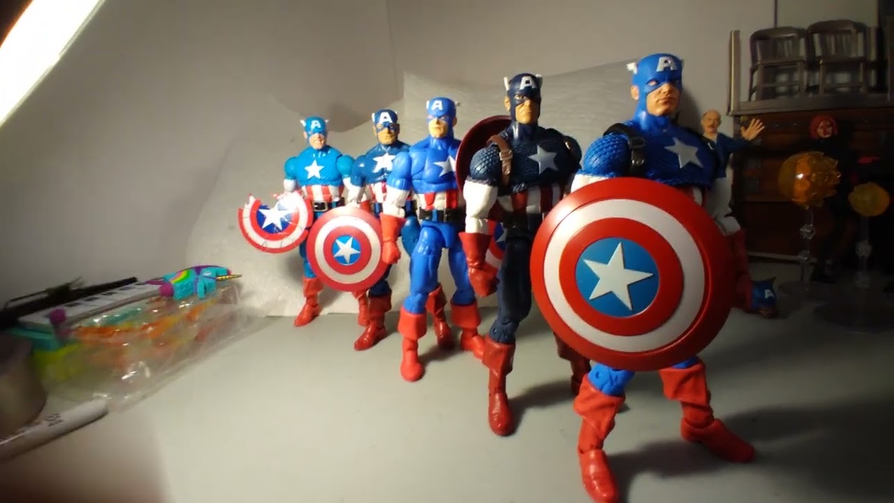 ACTION FIGURE OBSESSION! The Evolution of Modern Marvel Legends Captain America Figures! Pt. 2 of 2!