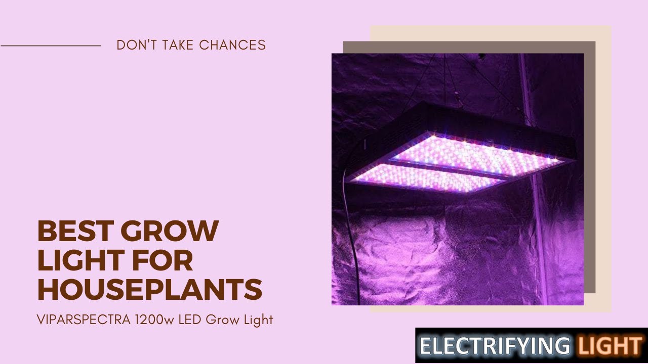 Best Grow Light for Houseplants || VIPARSPECTRA 1200w LED Grow Light || Specs