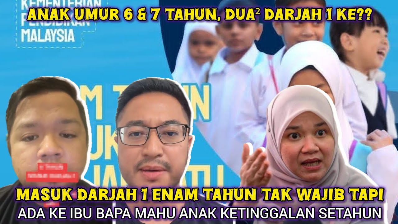 NETIZEN PERSOAL TAHUN 1 USIA 6 TAHUN, PRASEKOLAH 5 TAHUN BERMULA TAHUN DEPAN