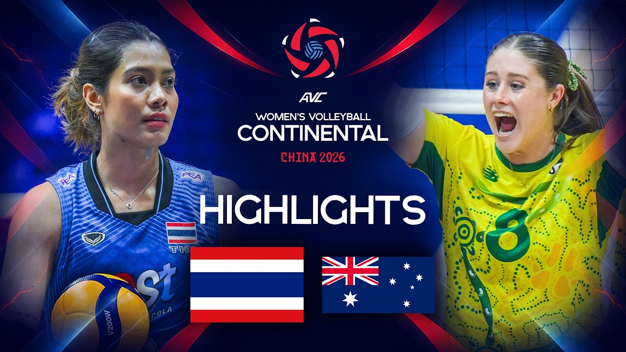 Thailand 🇹🇭 vs. Australia 🇦🇺 | Preliminary Phase | AVC Women's Continental Championship | Highlights