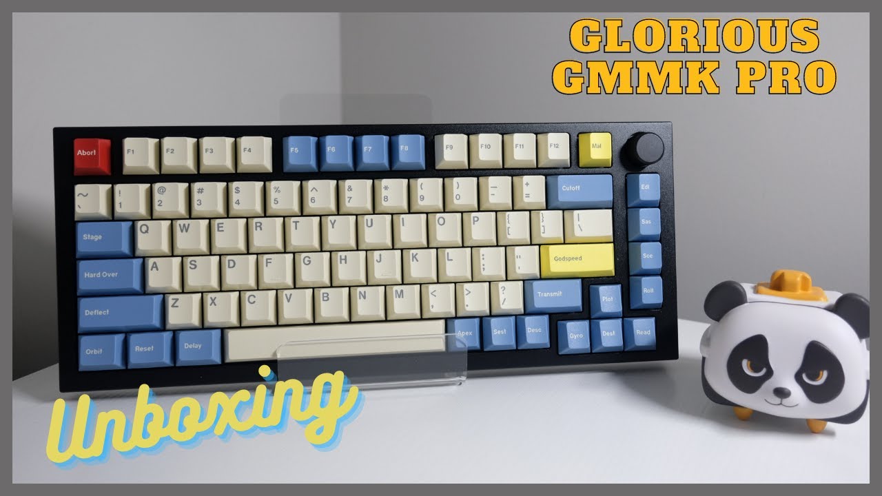 GMMK Pro Unboxing - Stocked Typing Test with Alpaca Switches