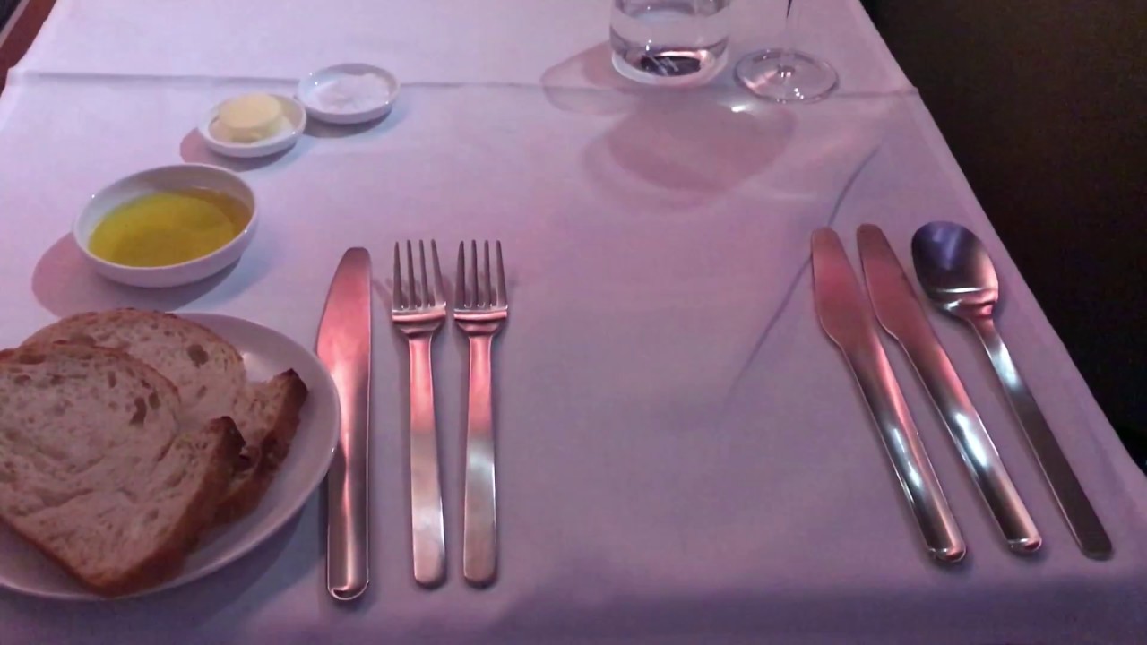 Dining For Two: Qantas First Class QF12 LAX-SYD