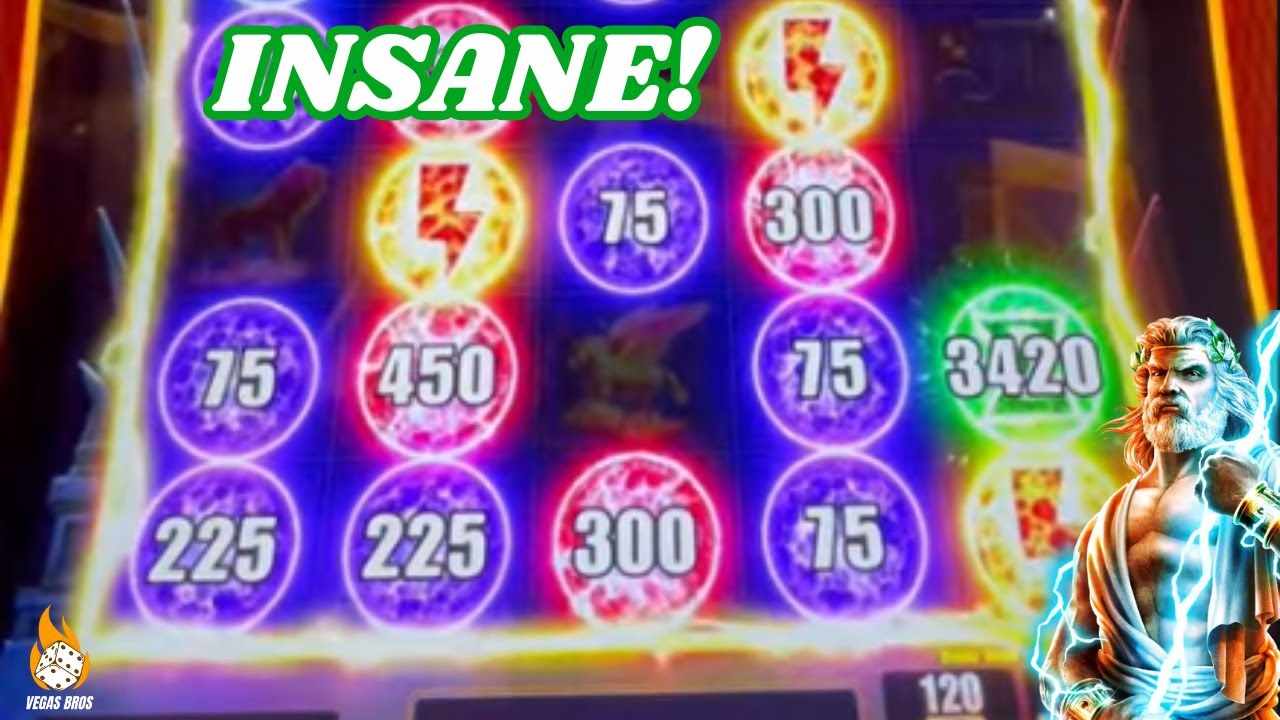 We SMASHED the Zeus Power Link Slot Machine Bonuses!