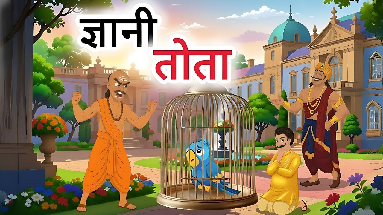 ज्ञानी तोता | GYANI TOTA | HINDI KAHANIYA | CARTOON STORY | HINDI STORIES