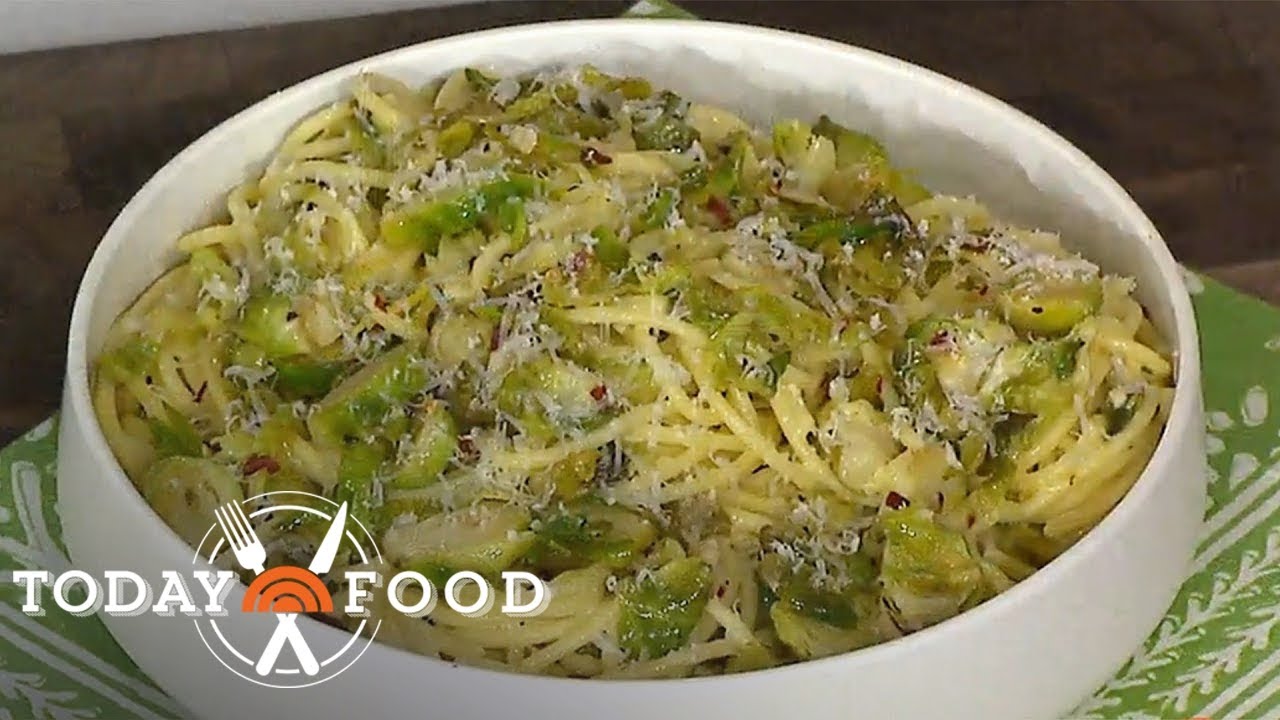 Creamy Brussels sprouts pasta: Get Katie Lee Biegel's recipe