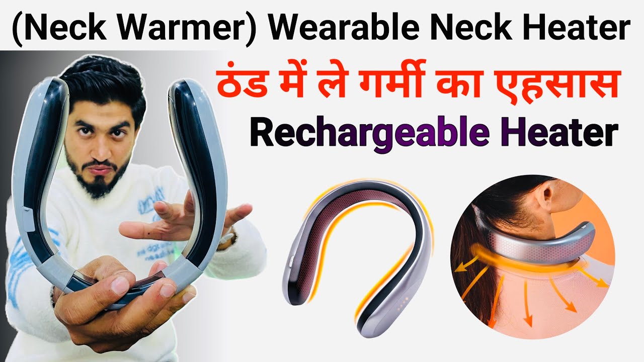 Wearable Neck Heater || Handy Heater Neck Warmer Rechargeable || Neck Heater Relief For Neck Pain