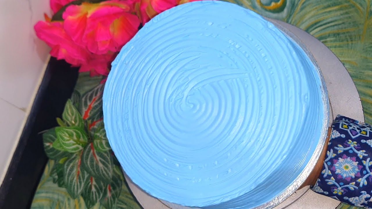 1Kg Chocolate Cake Icing Idea For Beginners || Chocolate Cake || Birthday Cake Recipe 