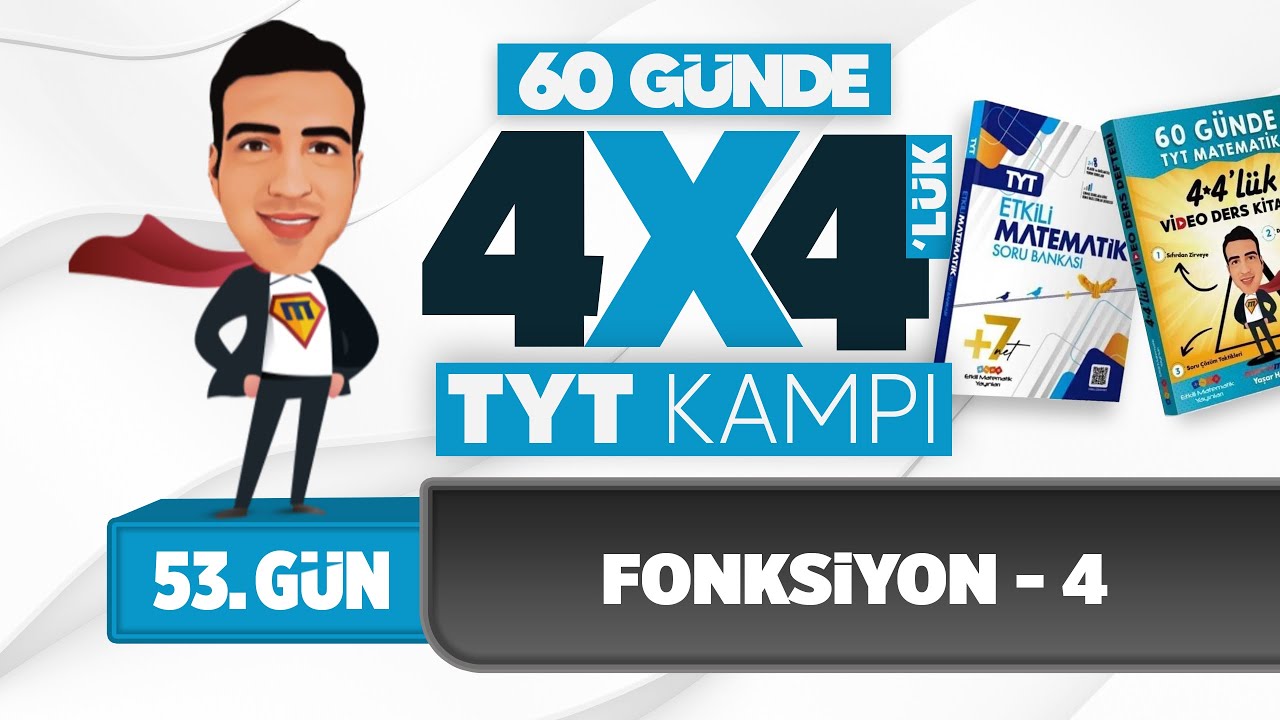 Fonksiyonlar - 4 I 4*4'lük TYT Matematik Kampı I 56.Gün I #yks2025