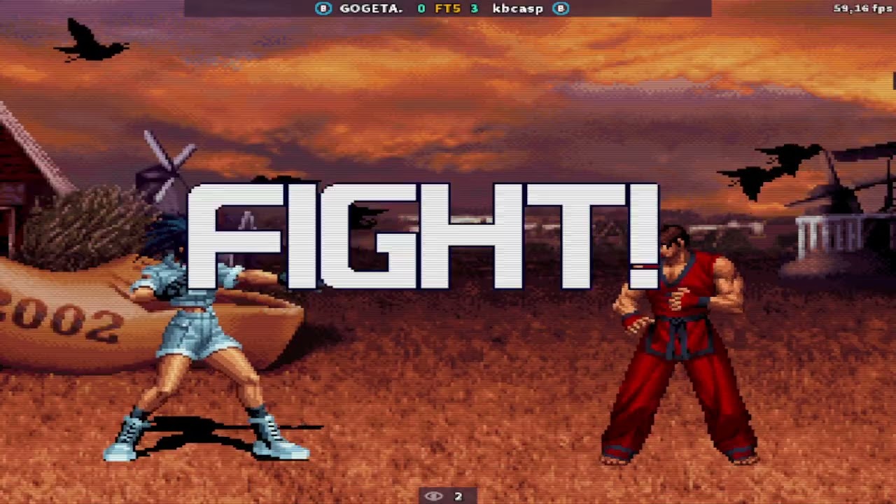 kof 2002 GOGETA Rank B vs Kbcasp Rank B FT5