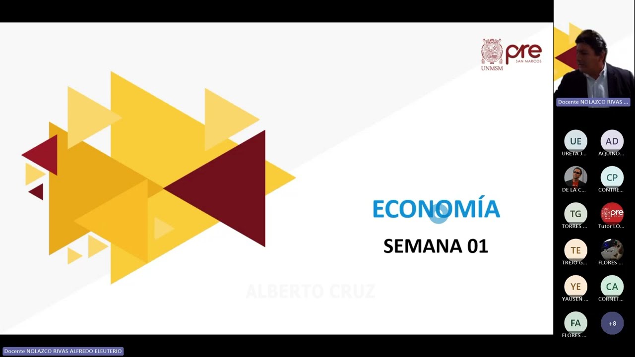 Economía - Semana 01 - Pre San Marcos Ciclo 2025-I (Nuevo Ciclo)