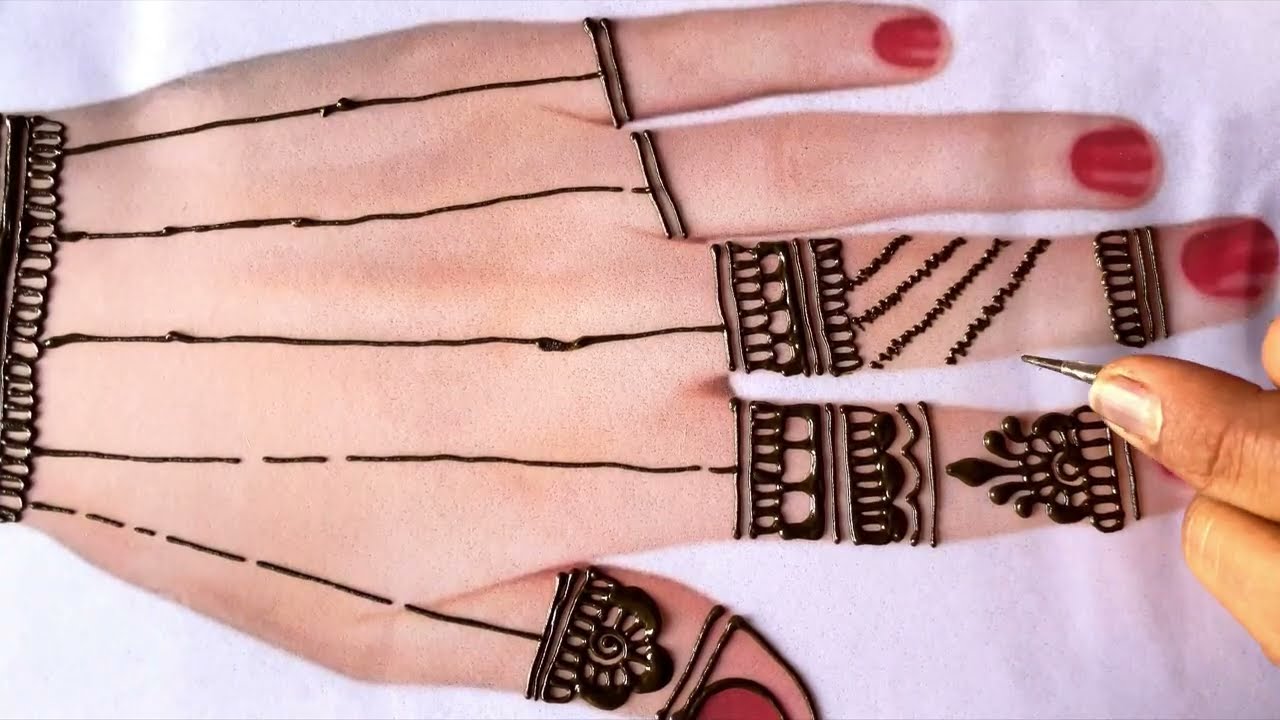 Very Beautiful Mehandi Design ||Simpal Design ||