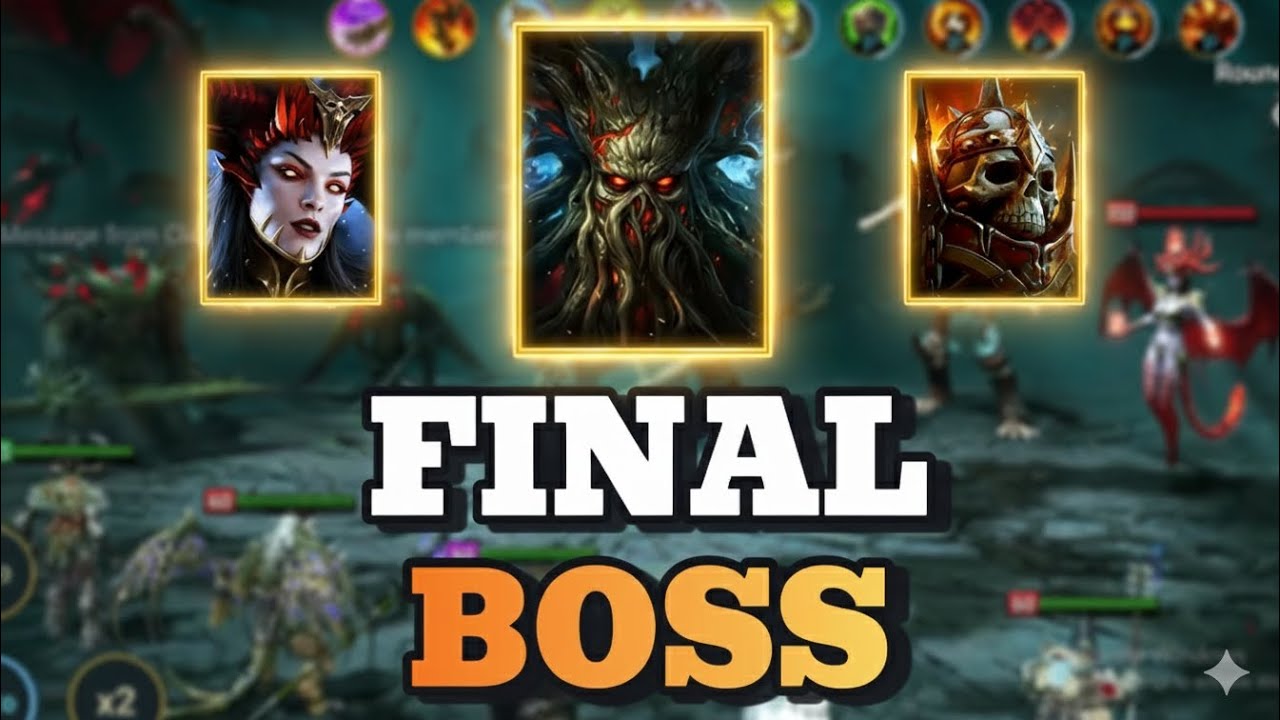 3 Bosses In 1 Battle! Clear Leshun Grim Forest Hard Mode - Raid Shadow Legends