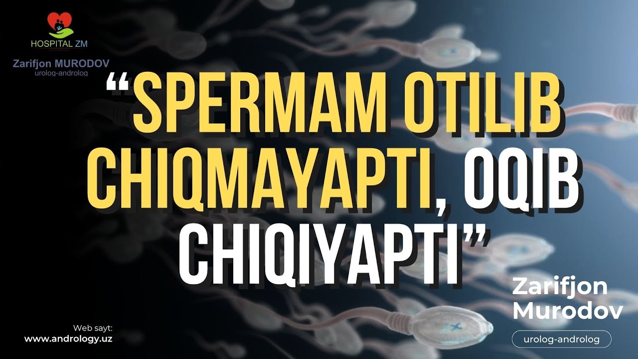 Spermam otilib chiqmayapti oqib qoldi va hajmi ham kamaygan