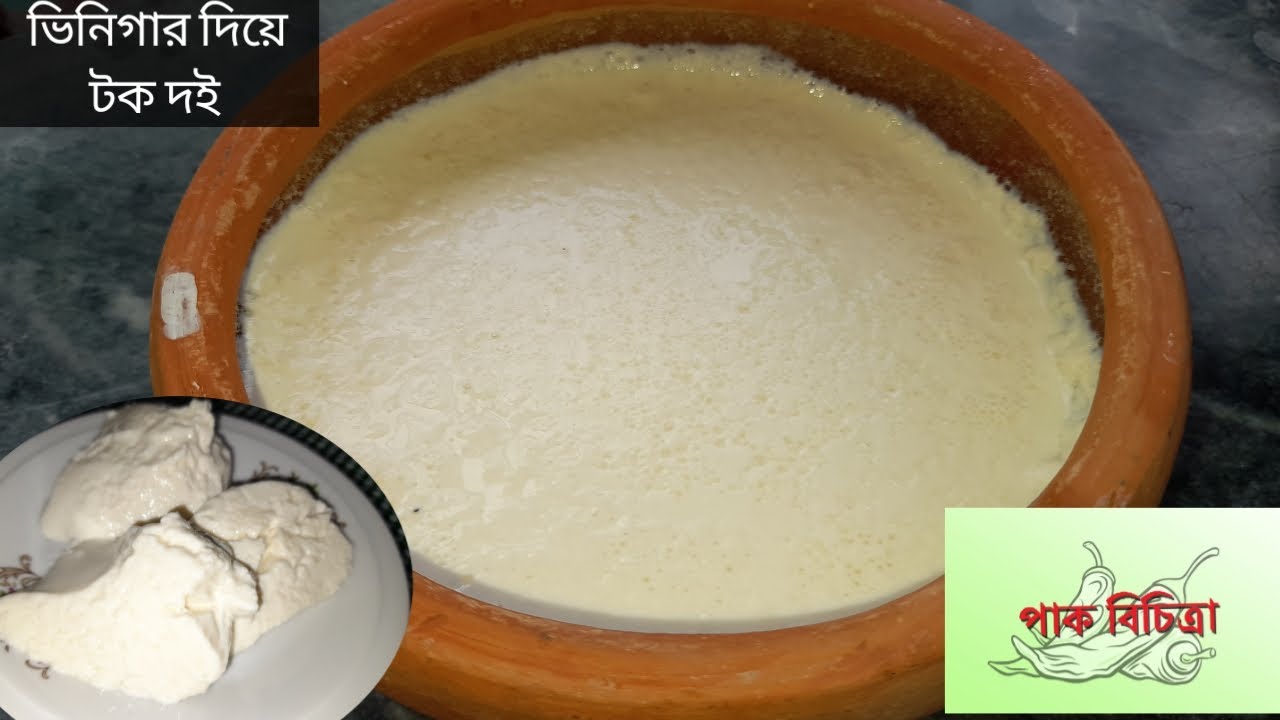 ভিনেগার দিয়ে ঘরে দই তৈরি করুন| Homemade Curd|#curd #curdrecipe #homemeade #vinegar