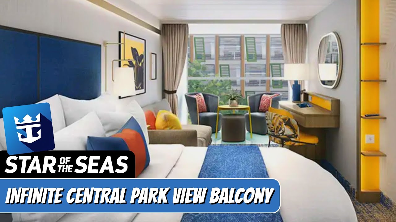 Star of the Seas | Infinite Central Park View Balcony Walkthrough Tour | Royal Caribbean 2025 | 4k