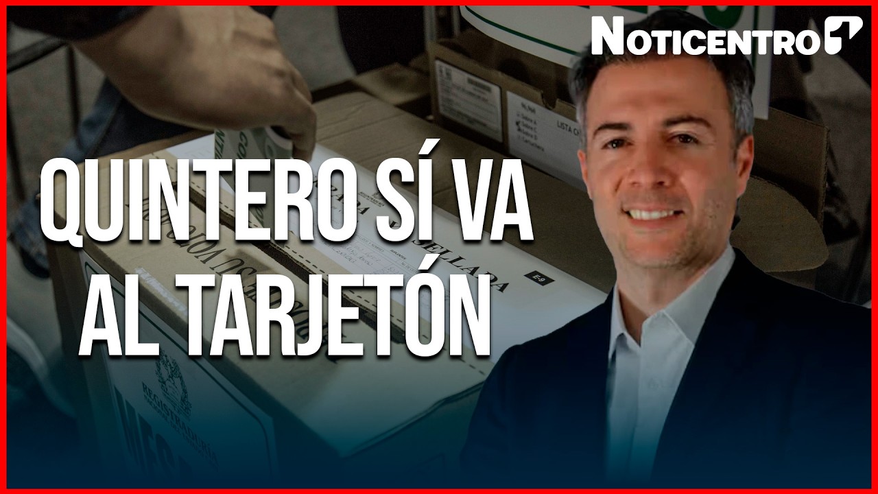 Daniel Quintero confirma candidatura y habla de lo que intentó frenarlo | Noticentro 1