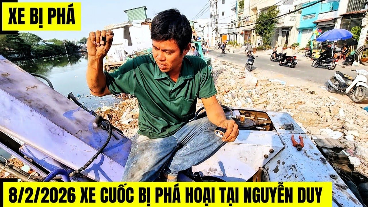 8/2/2026 Xe Cuốc Bị Phá Hoại Tại Công Trình Giải Tỏa Nguyễn Duy BẮC KÊNH ĐÔI 