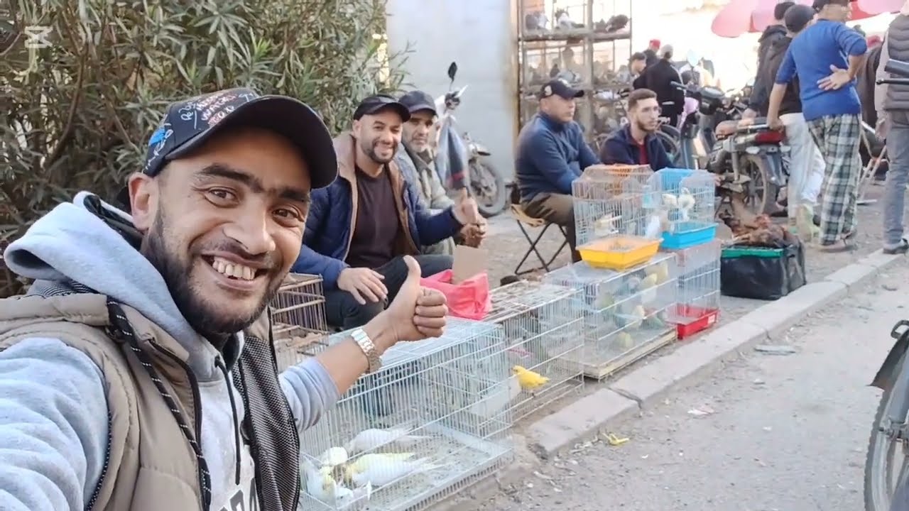 أجواء جميلة مع لحباب في سوق الصالحين مدينة سلا 
