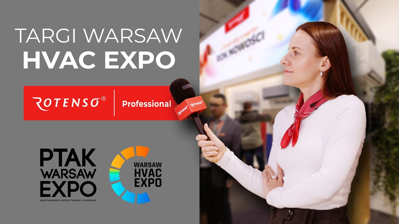 🎥 Targi Warsaw HVAC Expo 2026 - zobacz relację ze stoiska Rotenso! 🔥❄️