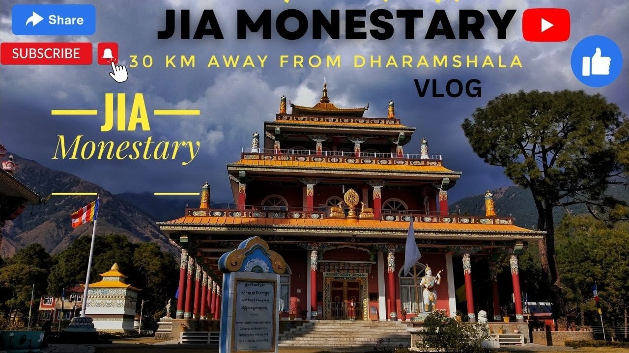 Jia Monastery Palampur | Dharamshala series  | vlog | Solo Travel | Himachal Pradesh