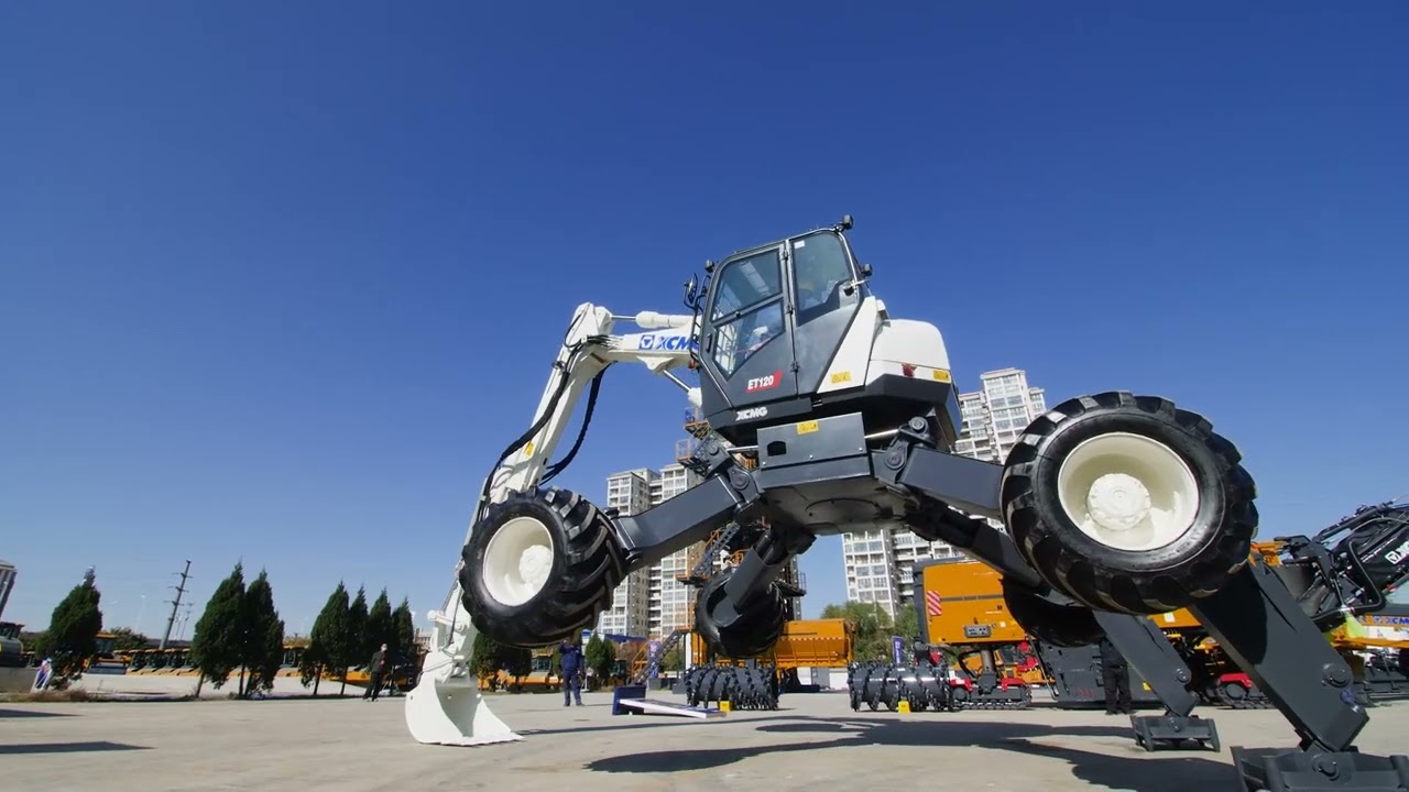 XCMG can eliminate your doubts with its ET120 walking excavator in changeable working sites