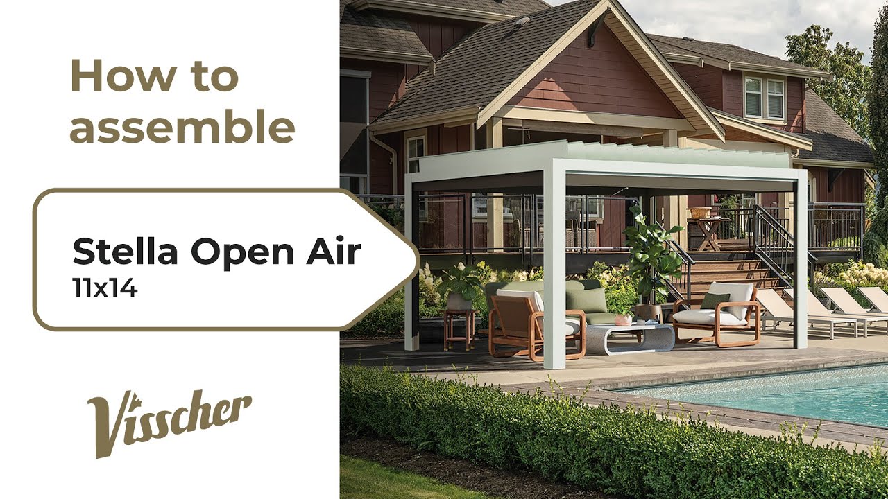 Stella Open Air Installation | Visscher Step by Step Instructions