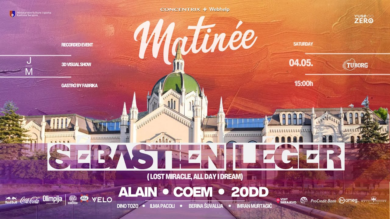 ALAIN b2b COEM / Sarajevo Matinée @ Academy of Fine Arts w. Sebastien Leger